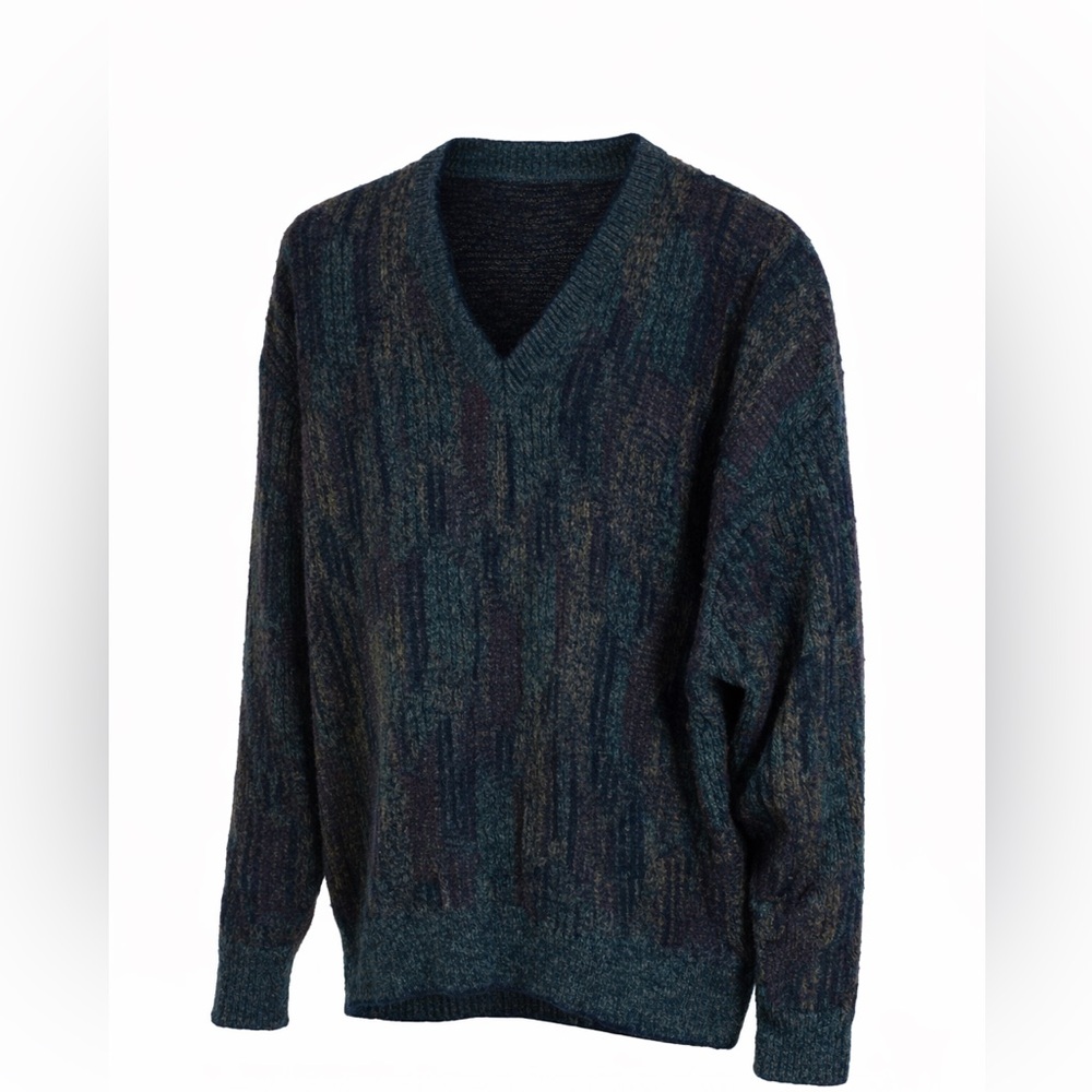 Vintage 90s V-neck grandpa sweater